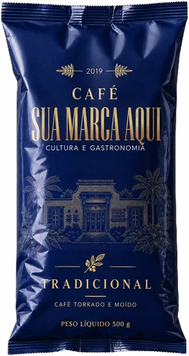 Almofada 500 g com Sua marca aqui no lugar do nome